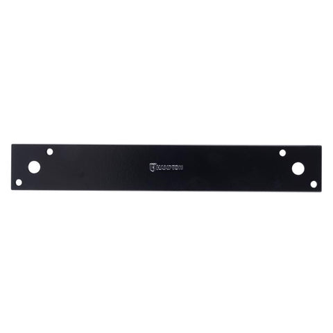 Hampton 10 in. H X 1.5 in. W X 1/8 in. D Black Steel Strap Brace