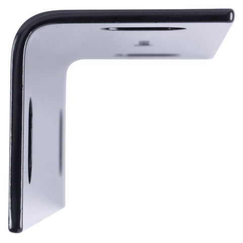 Hampton 7 in. H X 2.10 in. W X 1/8 in. D Black Steel Inside/Outside Corner Brace