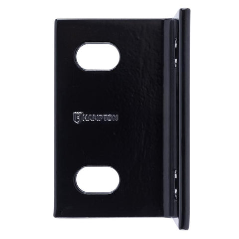 Hampton 4.62 in. H X 3 in. W X 1/4 in. D Black Steel Inside/Outside Brace
