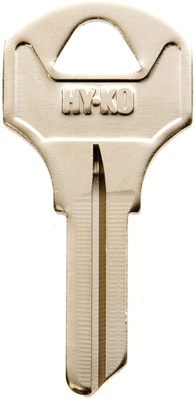 Hy-Ko 11010CO26 Key Blank, Brass, Nickel, For: Corbin Russwin Cabinet, House Locks and Padlocks, Pack of 10