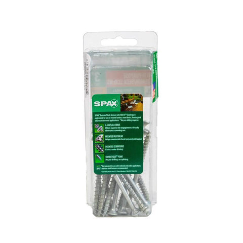 SPAX No. 10 in. X 3 in. L Gray Star Flat Head Deck Screws 16 pk