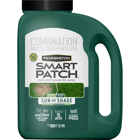 Pennington Smart Patch 100545642 Grass Seed Mix, 5 lb Jug