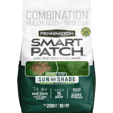 Pennington Smart Patch 100545664 Grass Seed Mix, 10 lb Bag