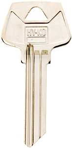 Hy-Ko 11010S31 Key Blank, Brass, Nickel, For: Sargent Cabinet, House Locks and Padlocks, Pack of 10