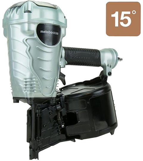 Metabo HPT NV90AGS Framing Nailer, 200 to 300 Magazine, 16 deg Collation, Wire Collation, 0.09 scfm Air
