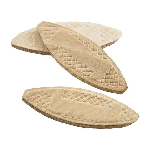 Richelieu Fluted Wood Plate Joining Biscuits .63 in. D X 1.85 in. L 50 pk Natural, Pack of 5