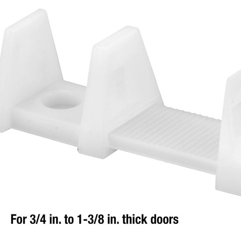Prime-Line N 6564 Door Guide, Nylon, White, Floor Mounting