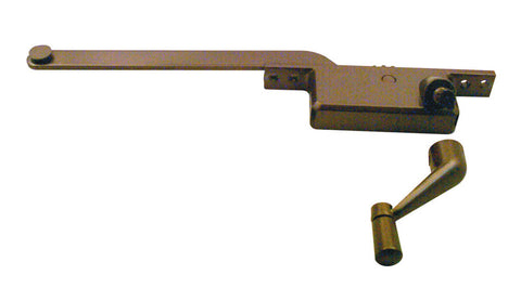 Prime-Line Gray Steel Left Single-Arm Casement Window Operator For Steel Framed Windows