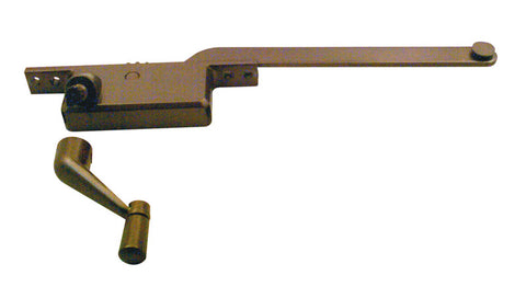 Prime-Line Bronze Steel Right Single-Arm Casement Window Operator For Steel Framed Windows