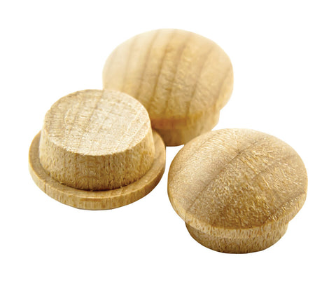 Wolfcraft Round Oak Button Plug 3/8 in. Dia.