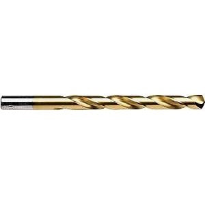 Irwin 63916 Jobber Drill Bit, 1/4 in Dia, 4 in OAL, Spiral Flute, 2-Flute, 1/4 in Dia Shank, Straight Shank