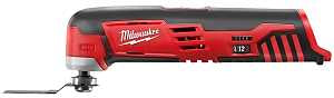 Milwaukee M12 2426-20 Multi-Tool, Tool Only, 12 V, 1.4 Ah, 5000 to 20,000 opm, Variable-Speed Trigger Control