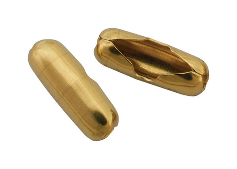 Hy-Ko Products Brass Bead Ball Chain Connector Gold