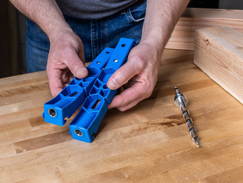 Kreg KPHJ920 Pocket Hole Jig, 1-1/2 in Clamping, 2-Guide Hole