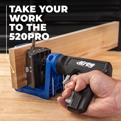 Kreg KPHJ520PRO2 Pocket Hole Jig, 1/2, 3/4, 1-1/2 in Clamping