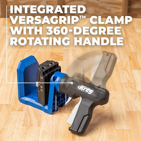 Kreg KPHJ520PRO2 Pocket Hole Jig, 1/2, 3/4, 1-1/2 in Clamping