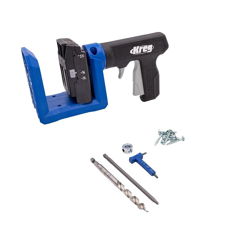 Kreg KPHJ520PRO2 Pocket Hole Jig, 1/2, 3/4, 1-1/2 in Clamping – Shell ...