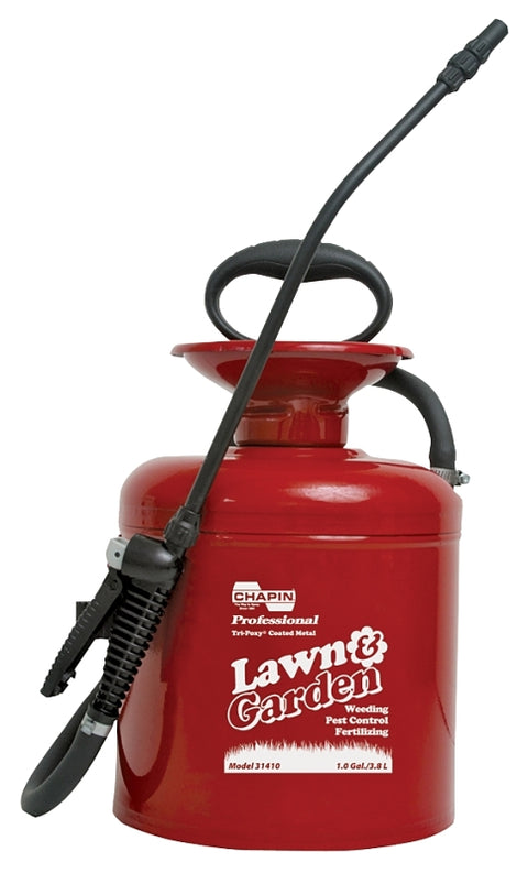 Chapin 31410 Compression Sprayer, 1 gal Tank, Steel Tank, 42 in L Hose