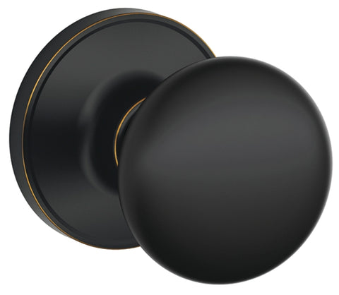 Schlage Stratus Series J10 STR 716 Passage Knob, Metal, Aged Bronze, 2-3/8, 2-3/4 in Backset, 1-5/8 x 2-3/4 in Strike