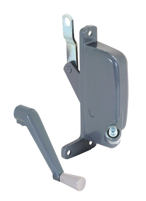 Prime-Line Silver Steel Right Awning Window Operator For Stanley-C & E