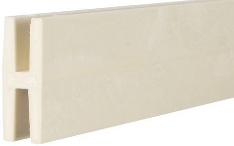 UFP 70707 Lattice Divider, H-Channel, Polyethylene, White