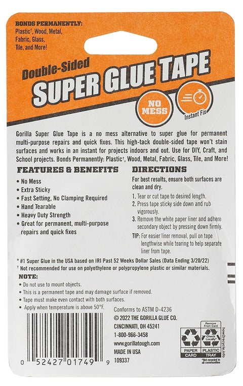 TAPE GLUE SUPER 20FT