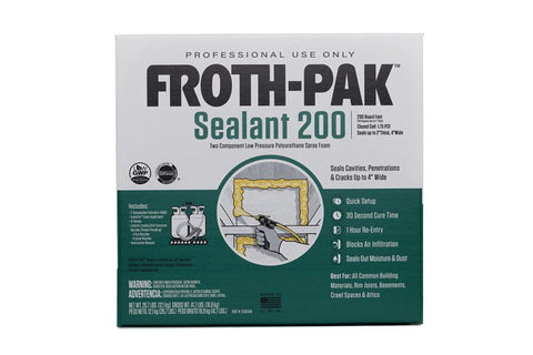 Froth-Pak 12031949 Foam Sealant Kit, 30 s Functional Cure