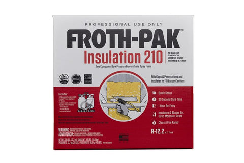 Froth-Pak 12031897 Foam Sealant Kit, 30 s Functional Cure, 240 deg F