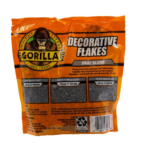 Gorilla 118515 Interior/Exterior Concrete Additive, Gray, 16 oz