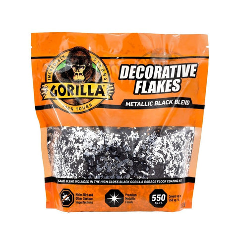 Gorilla 118514 Interior/Exterior Concrete Additive, Solid, Metallic Black, 16 oz