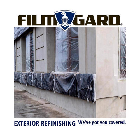 Film-Gard Plastic Sheeting 4 mil X 20 ft. W X 100 ft. L Polyethylene Black 1 pk