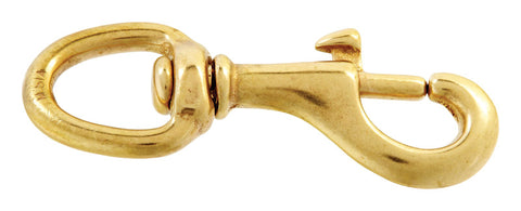 Campbell Chain Polished Bolt Snap 5/8 in. Dia. x 3-1/8 in. L 70 lb.