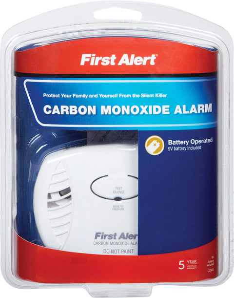 First Alert Battery-Powered Electrochemical Carbon Monoxide Alarm
