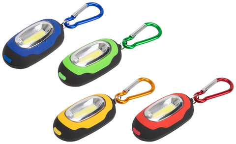 PowerZone 12622 Work Light/Keychain Pocket Light, CR2032 Battery, LED Lamp, 25 Lumens, 6 m Beam Distance, Pack of 24