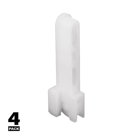 Prime-Line G 3003 Roller Assembly, 1-15/16 in L, Nylon/Plastic, White