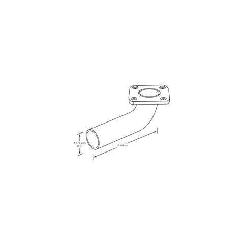 Onan 6 Exhaust Elbow