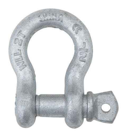 Campbell Chain Galvanized Forged Steel Anchor Shackle Silver 2 ton 1 pk