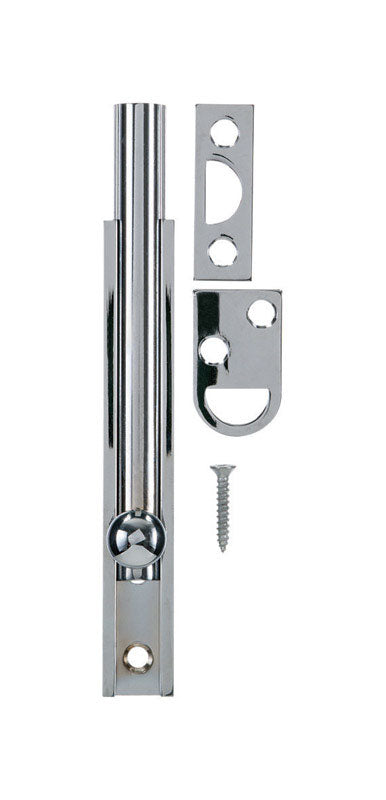 Ace 4 in. L Chrome Surface Bolt