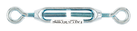 Hampton 2.9 in. L 0.3 Zinc Plated Eye and Eye Turnbuckle 1 pk Steel/Aluminum