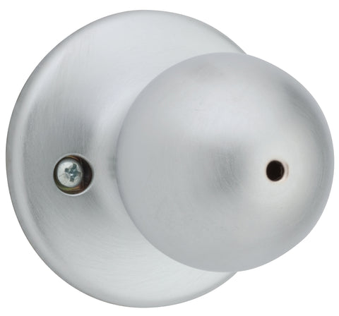 Weiser Yukon Series 9GAC3310-013 Privacy Lockset, Traditional Design, Satin Chrome, Universal Hand