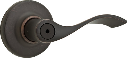 Weiser Belmont Series 9GLC3310-016 Privacy Lever, Venetian Bronze, Residential, Universal Hand, 3 Grade