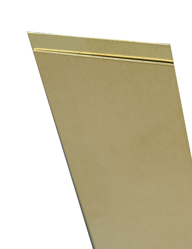 K&S 0.093 in. x 1 in. W x 12 in. L Brass Metal Strip – Shell Lumber and ...