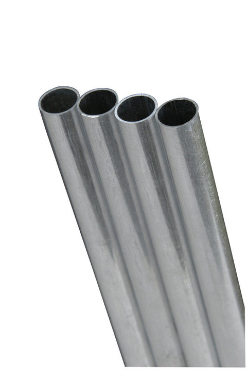 K&S 1/8 in. Dia. x 12 in. L Round Aluminum Tube