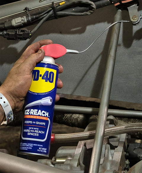WD-40 EZ-REACH 490194 Multi-Use Flexible Straw Lubricant, 14.4 oz, For Tools, Hinges, Gears and Auto Maintenance