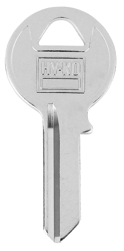 Hy-Ko 11010VRH2 Key Blank, Brass, Nickel-Plated, For: Viro VRH2 Locks, Pack of 10