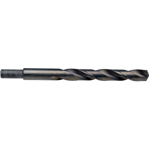 Irwin 67828 Jobber Drill Bit, 7/16 in Dia, 5-1/2 in OAL, Spiral Flute, 2-Flute, 7/16 in Dia Shank, Reduced Shank, HSS