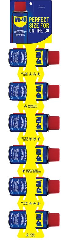 WD-40 490352 Multi-Purpose Lubricant, 2.75 oz, Aerosol Can, Liquid, Pack of 24
