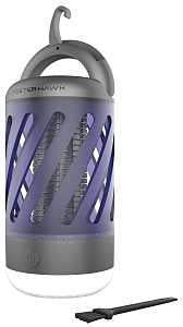Skeeter Hawk SKE-ZAP-0001 Rechargeable Personal Bug Zapper with Lantern, 1200 mAh, Lithium-Ion Battery, ABS
