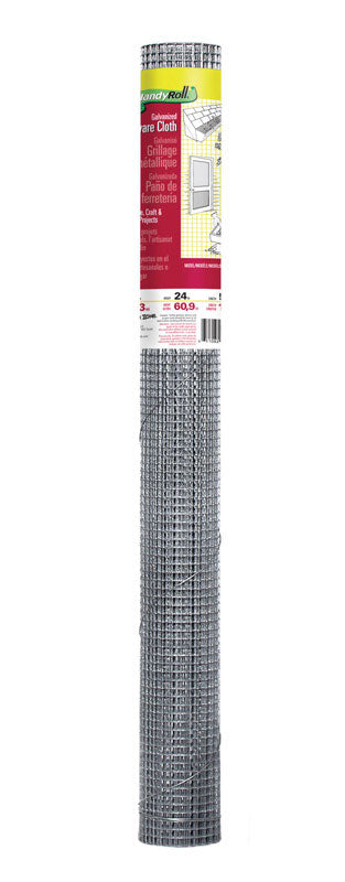 Garden Zone 24 in. W x 5 ft. L Steel Hardware Cloth 1/4 in.