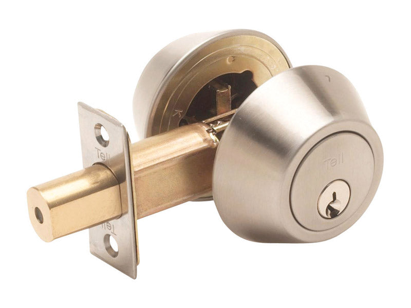 Tell Satin Nickel Deadbolt Lock 1-3/4 in. Grade 2 – Shell Lumber and ...